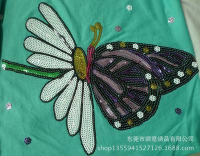 東莞制造15年經(jīng)驗 珠片繡、亮片與電腦特種繡花，打造鞋子服裝布貼的時尚之選